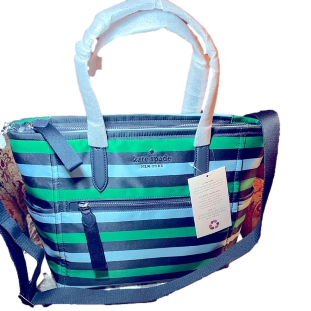 Kate Spade Striped Tote- NWT